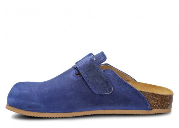 Profilované Nazouváky NAGABA 018 modrá crazy kožené v. 38-46