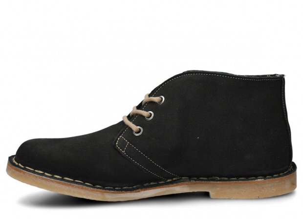 Kotníkové boty NAGABA 082 černá samuel kožené