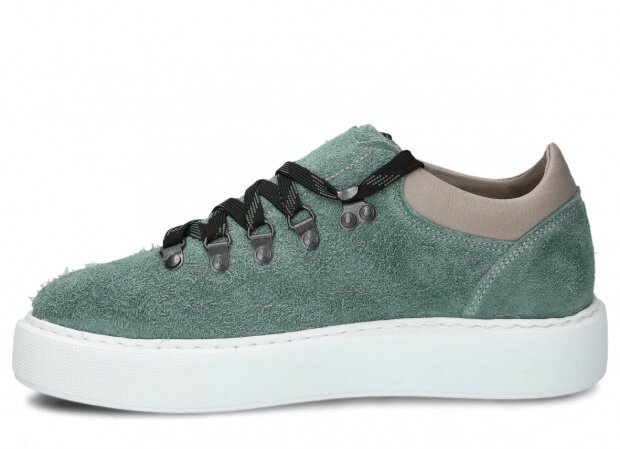 BOTY PRO MLÁDEŽ 901 MÁTOVÁ VELUR KOŽENÉ - VELIKOST 39