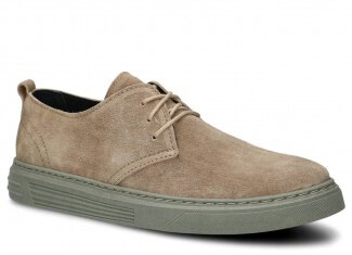 Pánské polobotky NAGABA 474 béžová velur wax kožené