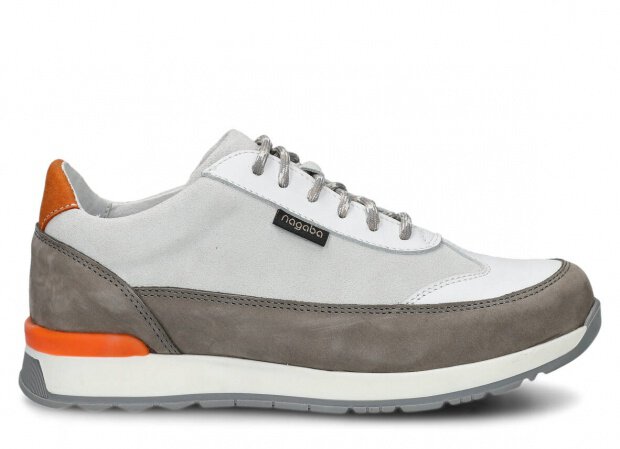 POLOBOTKY NAGABA 606 ŠEDÁ SAMUEL KOŽENÉ - 37