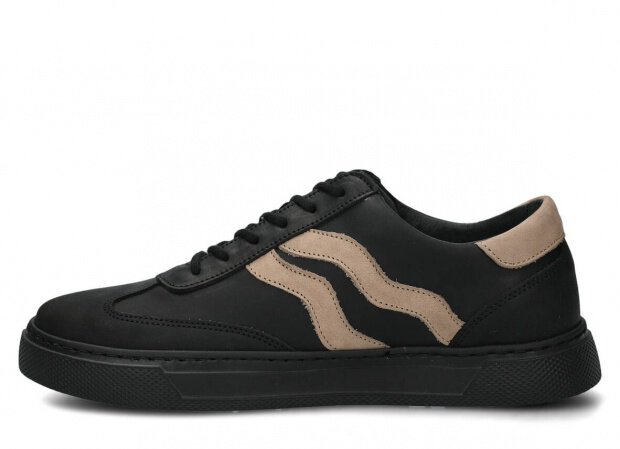 PÁNSKÁ OBUV MODEL 461 ČERNÁ CRAZY - VELIKOST 42