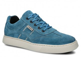 Pánské polobotky NAGABA 427 jeans velur kožené