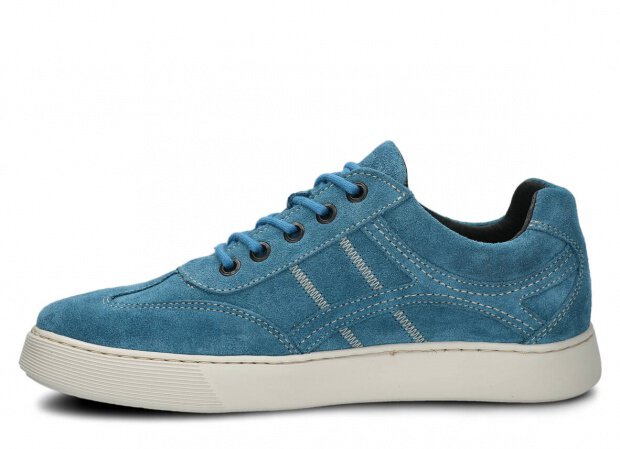 Pánské polobotky NAGABA 427 jeans velur kožené