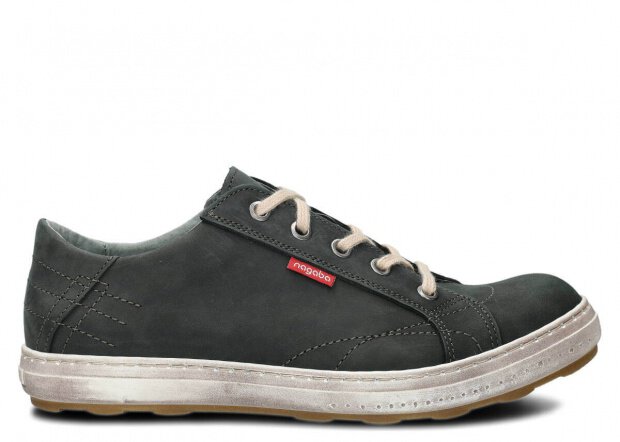 Pánské polobotky NAGABA 410 antracit crazy kožené