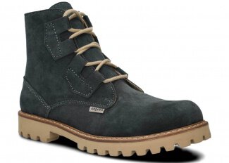 Pánské trapperské boty NAGABA 488/1 grafitová velur kožené