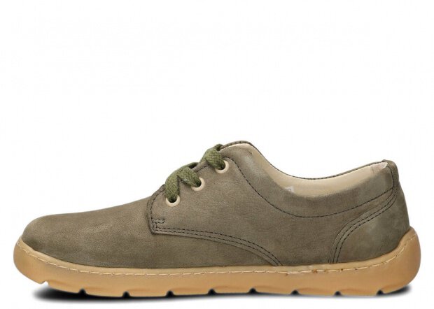 Polobotky NAGABA 630 khaki samuel kožené