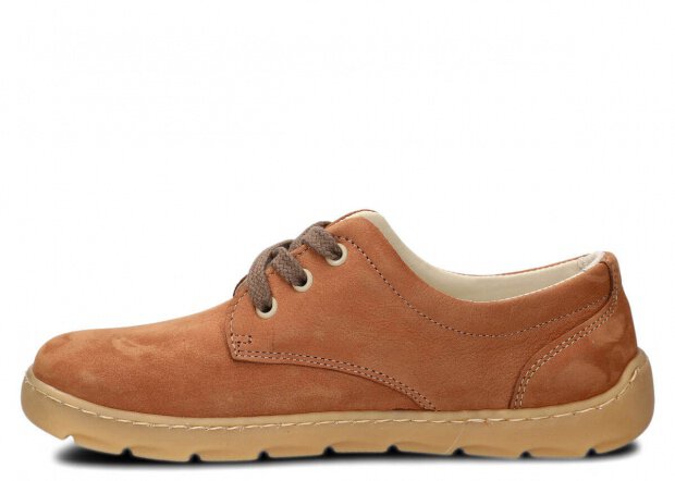 Polobotky NAGABA 630 hnědá samuel kožené