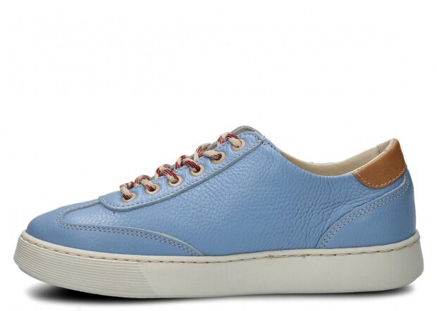 Polobotky NAGABA 612 jasně modrá rustic kožené