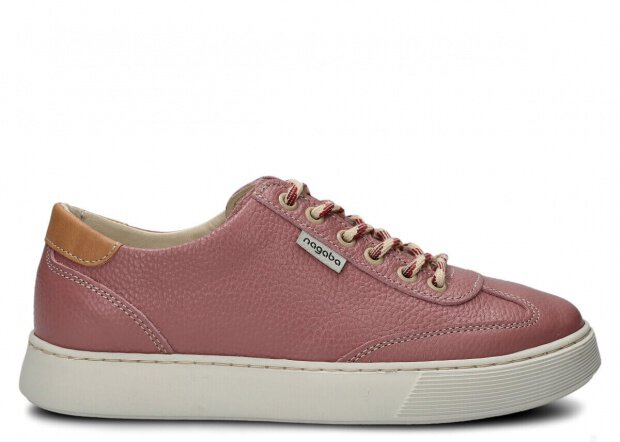Polobotky NAGABA 612 světle růžová rustic kožené
