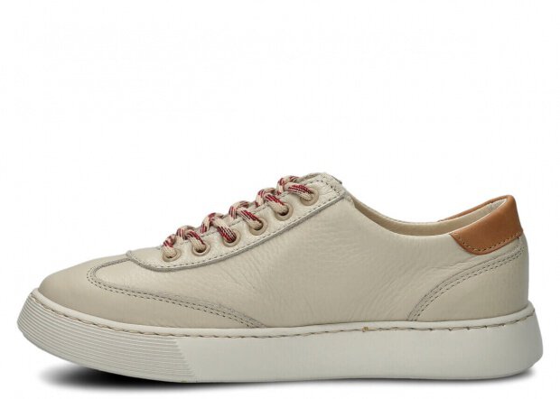 Polobotky NAGABA 612 béžová rustic kožené