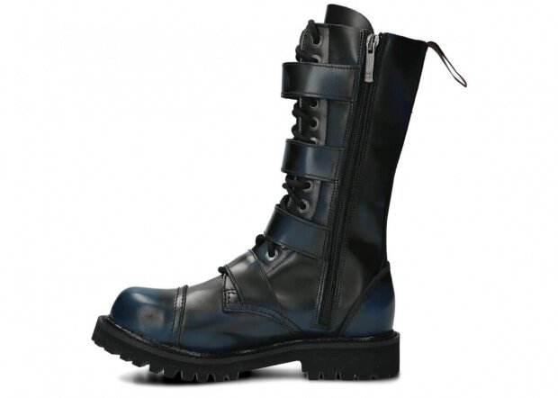 Glády NAGABA 518 tmavě modrá-černá kabir kožené