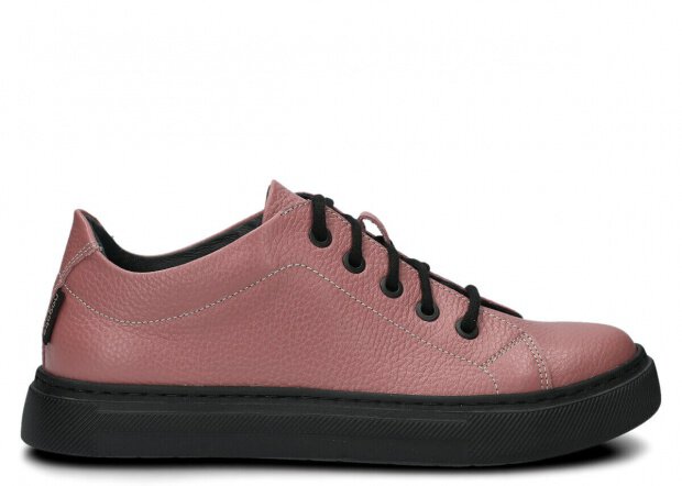 Polobotky NAGABA 607 světle růžová rustic kožené