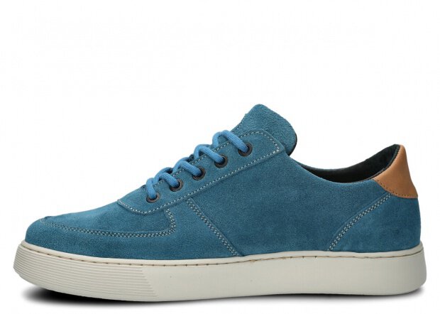 Pánské polobotky NAGABA 439 jeans velur kožené