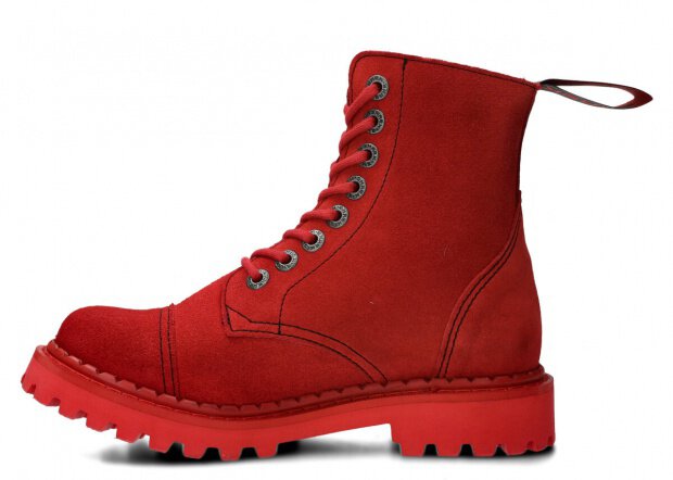 GLÁDY SHARK NAGABA 8H ČERVENÁ VELUR - VELIKOST 38