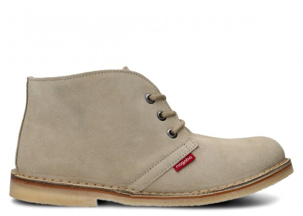 STŘEVÍCE PRO MLÁDEŽ MODEL 082 BÉŽOVÁ VELUR - VELIKOST 41