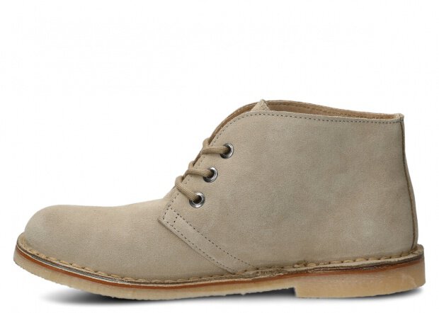 STŘEVÍCE PRO MLÁDEŽ MODEL 082 BÉŽOVÁ VELUR - VELIKOST 41