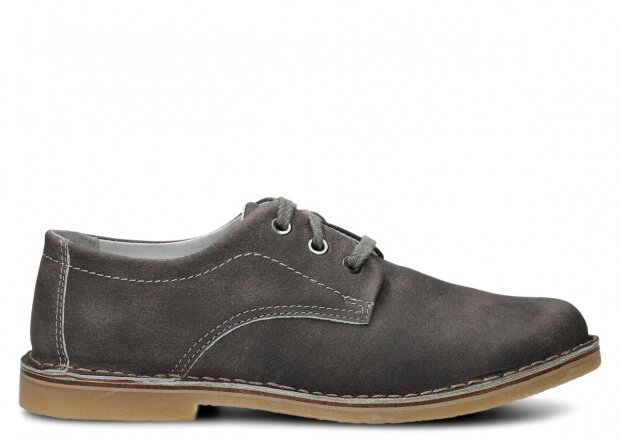 NÍZKÉ BOTY NAGABA 090 ŠEDÁ SPORTV KOŽENÉ - 41