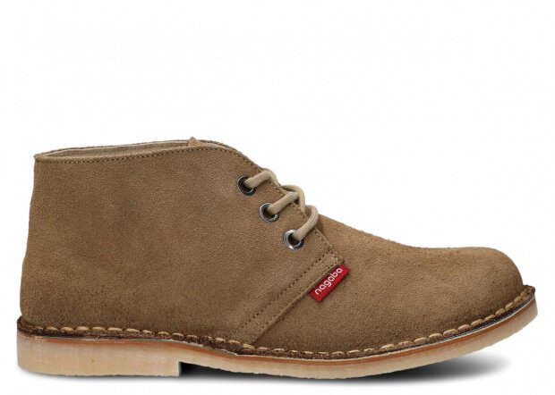 STŘEVÍCE PRO MLÁDEŽ MODEL 082 BÉŽOVÁ VELUR - VELIKOST 40