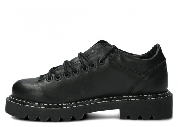 PÁNSKÁ OBUV MODEL 003H ČERNÁ BLUE - VELIKOST 38