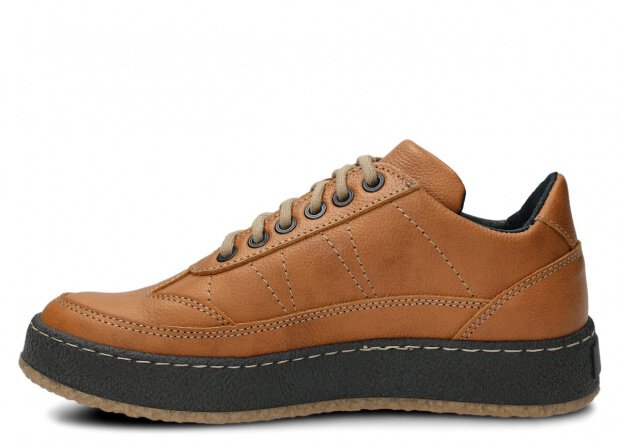 POLOBOTKY NAGABA 6061 RUDÁ MRAK KOŽENÉ - 37