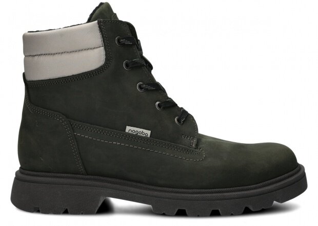 KOTNÍKOVE TRAPERKY NAGABA 472 KHAKI CRAZY + FLEECE - VELIKOST 43