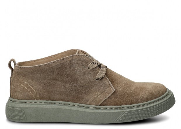 STŘEVÍCE DÁMSKÉ MODEL 0741 BÉŽOVÁ VELUR WAX - VELIKOST 37