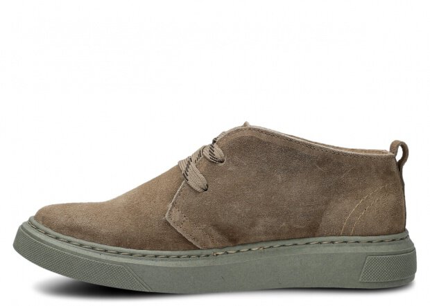 STŘEVÍCE DÁMSKÉ MODEL 0741 BÉŽOVÁ VELUR WAX - VELIKOST 37