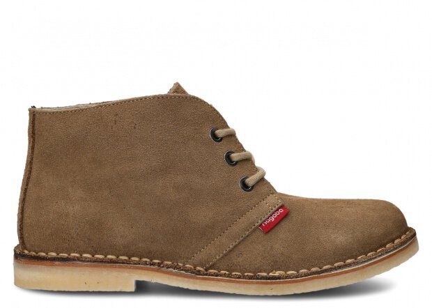 STŘEVÍCE PRO MLÁDEŽ MODEL 082 BÉŽOVÁ VELUR - VELIKOST 41