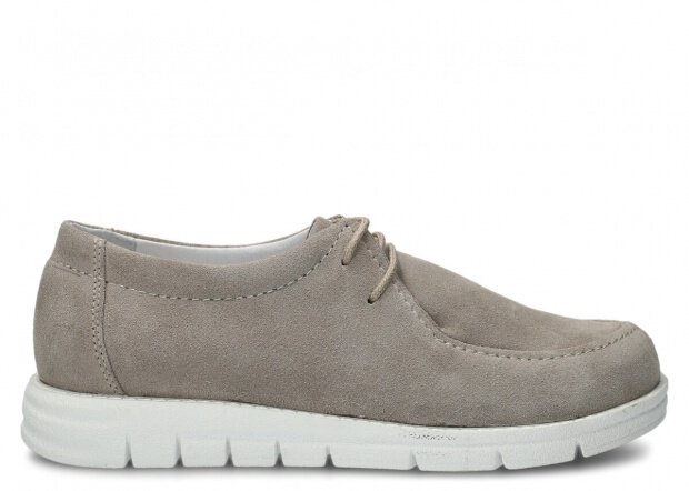 STŘEVÍCE DÁMSKÉ MODEL 002 ŠEDÁ VELUR - VELIKOST 38