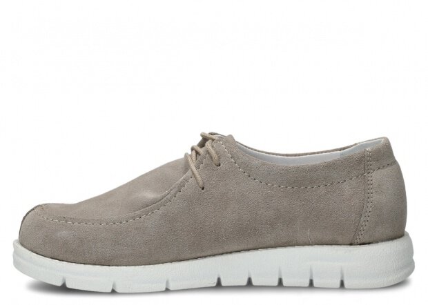 STŘEVÍCE DÁMSKÉ MODEL 002 ŠEDÁ VELUR - VELIKOST 38