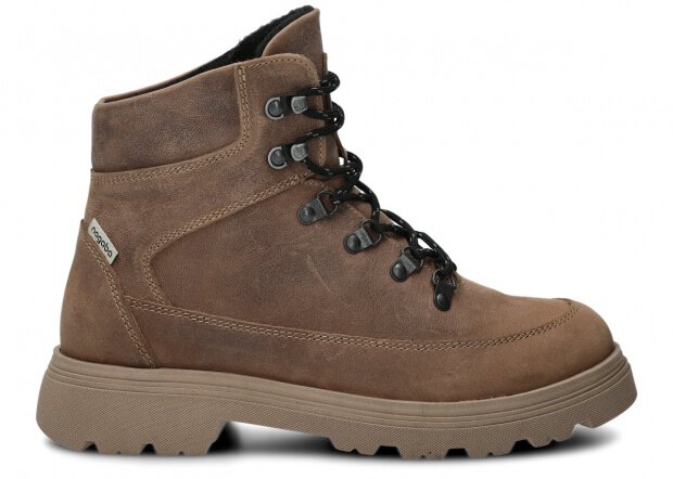 STŘEVÍCE PRO MLÁDEŽ NAGABA 287 BÉŽOVÁ BARKA + FLEECE - 40