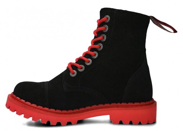 GLÁDY PRO MLÁDEŽ MODEL 008L ČERNÁ VELUR - VELIKOST 38