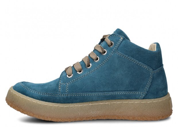 PÁNSKÉ KOTNÍKOVÉ BOTY NAGABA 6101 JEANS VELUR - VELIKOST 38