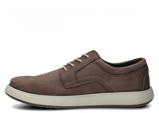 Pánské polobotky NAGABA 4401 olivová samuel kožené