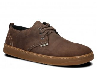 Pánské široké polobotky NAGABA 477 olivová crazy kožené