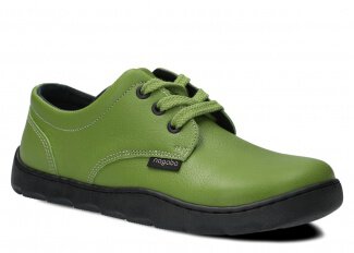 Dámské široké polobotky NAGABA 630 pistácie mrak kožené