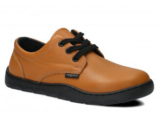 Dámské široké polobotky NAGABA 630 rudá mrak kožené