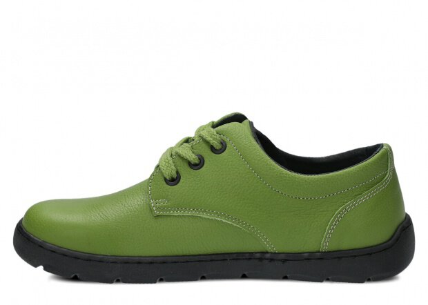 Dámské široké polobotky NAGABA 630 pistácie mrak kožené