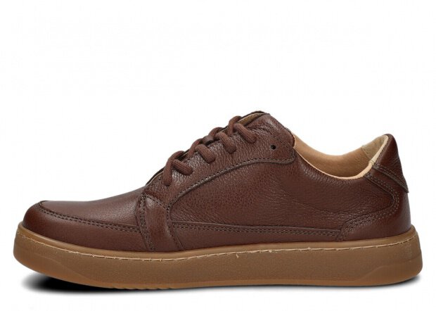 Dámské široké polobotky NAGABA 625 hnědá rustic kožené