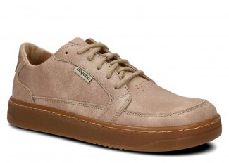 Dámské široké polobotky NAGABA 625 béžová mrak kožené