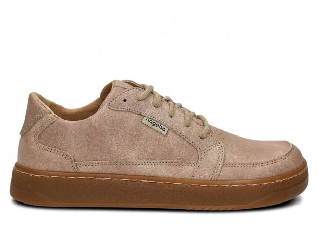 Dámské široké polobotky NAGABA 625 béžová mrak kožené