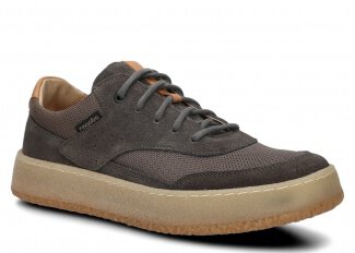 Dámské polobotky NAGABA 627 grafitová velur kožené