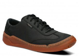 Pánské polobotky NAGABA 467 černá crazy kožené