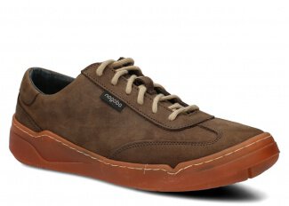 Pánské polobotky NAGABA 467 olivová crazy kožené