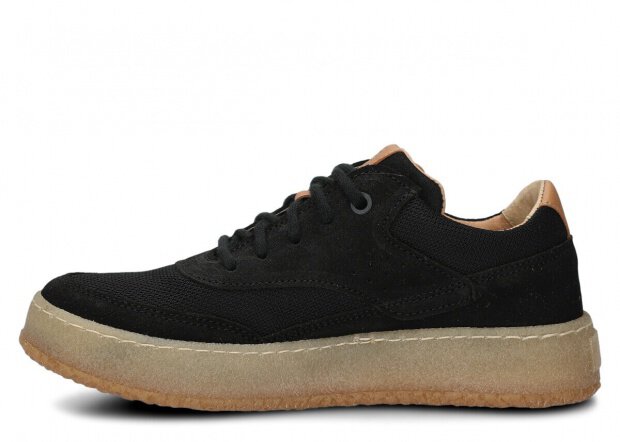 Dámské polobotky NAGABA 627 černá velur kožené