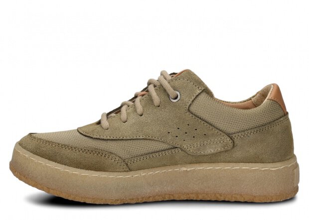 Dámské polobotky NAGABA 627 béžová velur kožené