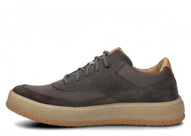 Dámské polobotky NAGABA 627 grafitová velur kožené