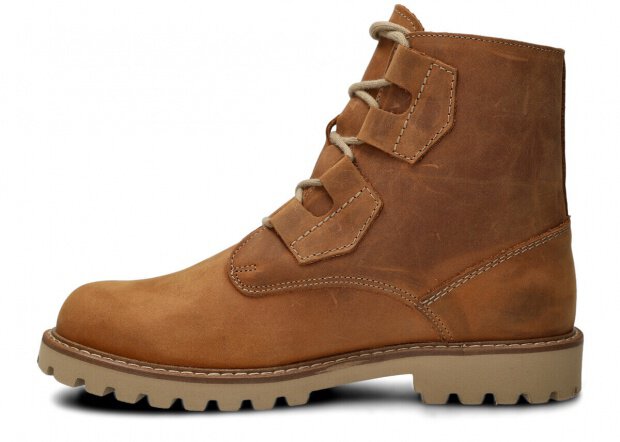 Pánské trapperské boty NAGABA 488/1 hnědá crazy kožené