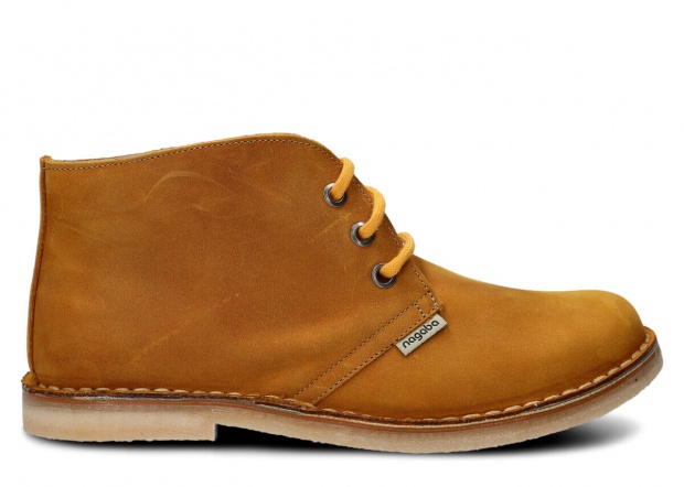 Kotníkové boty unisex NAGABA 082 žlutá crazy kožené